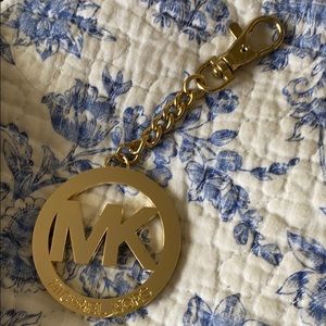 MK Michael Kors gold colored Keychain
